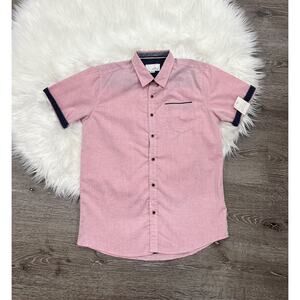 Craft+Flow Red Button Up Shirt 14/16 (MSRP $55) NEW‎